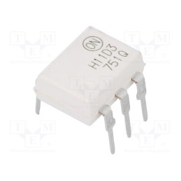 1 pcs x ONSEMI - H11D3M - Optocoupler, THT, Ch: 1, OUT: transistor, Uinsul: 4.17kV, Uce: 200V