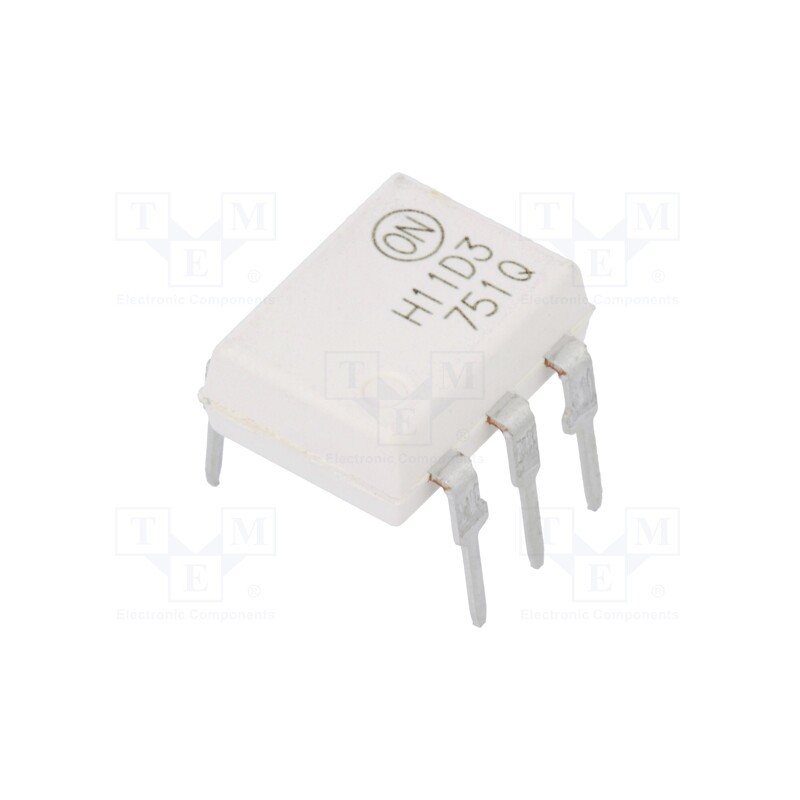 1 pcs x ONSEMI - H11D3M - Optocoupler, THT, Ch: 1, OUT: transistor, Uinsul: 4.17kV, Uce: 200V