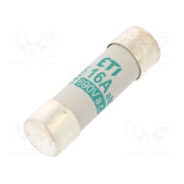 1 pcs x ETI POLAM - 2631009 - Fuse: fuse, aM, 16A, 690VAC, cylindrical,industrial, 14x51mm