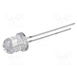 1 pcs x OPTOSUPPLY - OSM5DK8131A - LED, 8mm, white warm, 14400÷18000mcd, 30°, Front: convex, 2.9÷3.6V