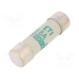 1 pcs x ETI POLAM - 2631006 - Fuse: fuse, aM, 8A, 690VAC, cylindrical,industrial, 14x51mm