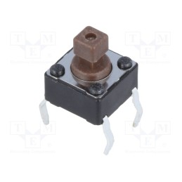 4 pcs x DIPTRONICS - DTS-644N - Microswitch TACT, SPST-NO, Pos: 2, 0.05A/12VDC, THT, none, 1.6N