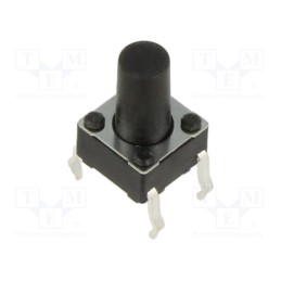 5 pcs x C&K - PTS645SL952 LFS - Microswitch TACT, SPST-NO, Pos: 2, 0.05A/12VDC, THT, none, 1.3N