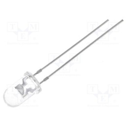 1 pcs x OPTOSUPPLY - OSPW5161A-PQ - LED, 5mm, white cold, 4200÷7000mcd, 60°, Front: convex, 2.8÷4V
