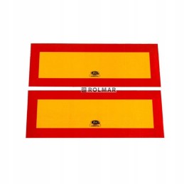 Reflective warning board, set of 2 pieces, 300 mm