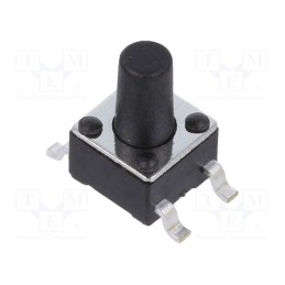 5 pcs x E-SWITCH - TL3305CF160QG - Microswitch TACT, SPST-NO, Pos: 2, 0.05A/12VDC, SMT, 1.57N, 7mm