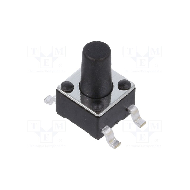 5 pcs x E-SWITCH - TL3305CF160QG - Microswitch TACT, SPST-NO, Pos: 2, 0.05A/12VDC, SMT, 1.57N, 7mm