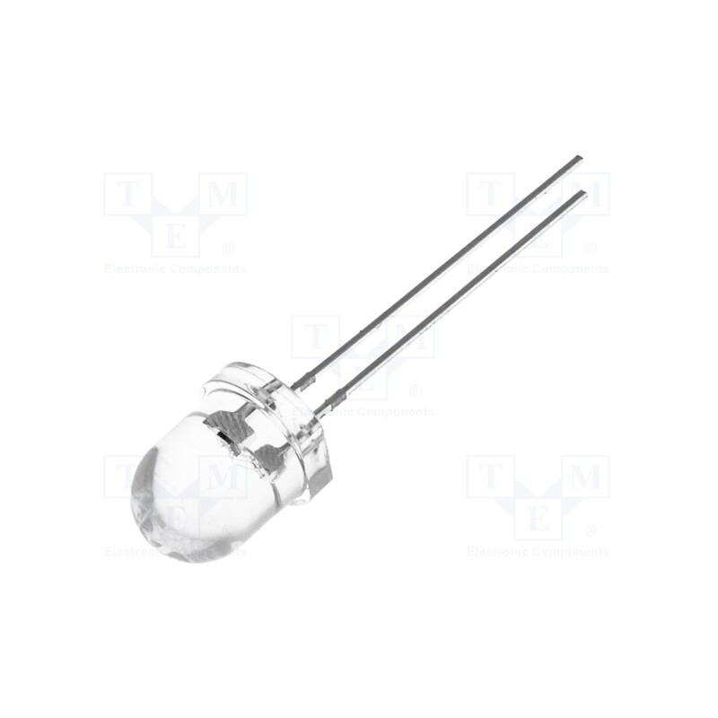 1 pcs x OPTOSUPPLY - OST1MA8131A - LED, 8mm, RGB, blinking,tricolour, 30°, 3.8÷5V, 20mA, Front: convex