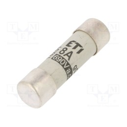 1 pcs x ETI POLAM - 2630006 - Fuse: fuse, gG, 8A, 690VAC, cylindrical,industrial, 14x51mm