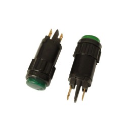 Universal green indicator lamp, diameter 15mm