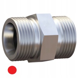 Hydraulic connector, straight connection, 2x M42x2