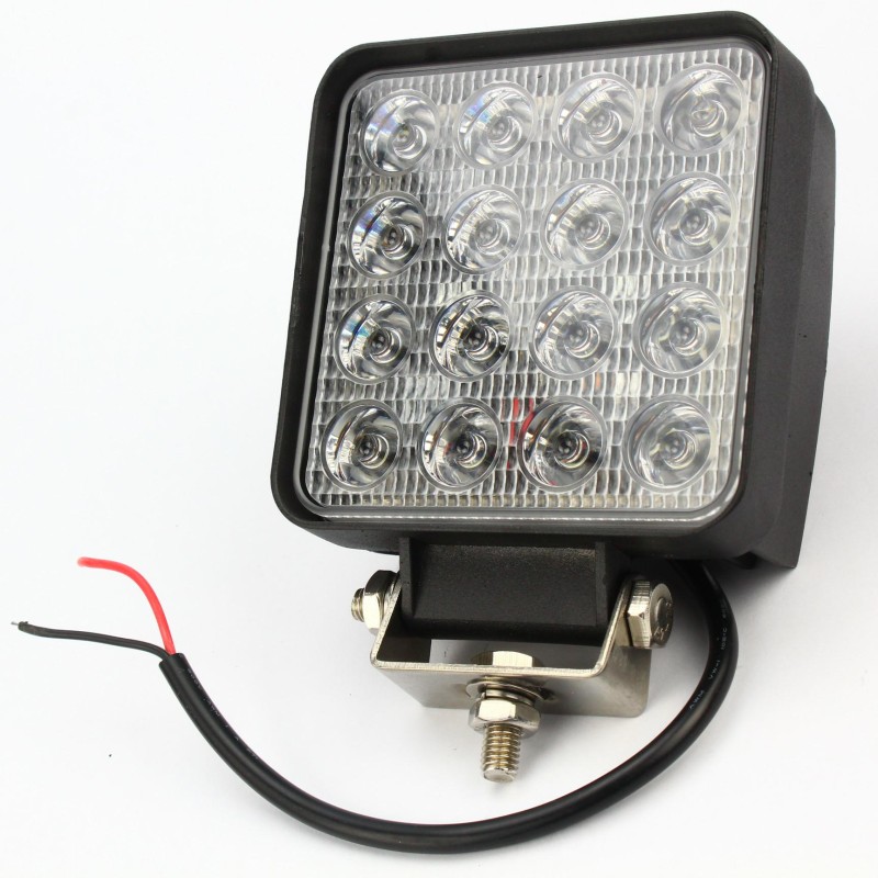 LED work lamp 16xled square
