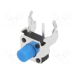 5 pcs x TE Connectivity - 1825027-8 - Microswitch TACT, SPST-NO, Pos: 2, 0.05A/24VDC, THT, none, 1.6N