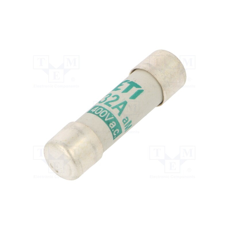 1 pcs x ETI POLAM - 2621015 - Fuse: fuse, aM, 32A, 400VAC, cylindrical, 10.3x38mm