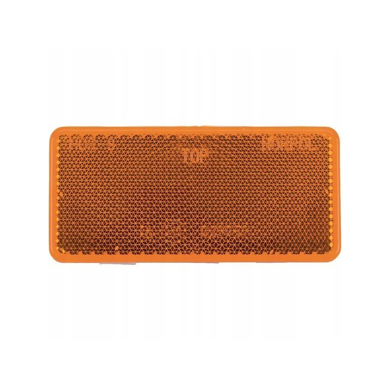 Rectangular glued reflector, orange l gop