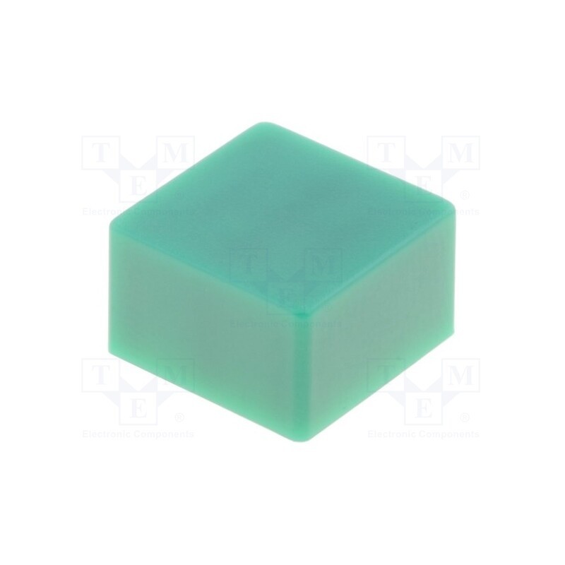 5 pcs x OMRON OCB - B32-1250 - Button, push-in, 5.5mm, -25÷70°C, square, green, 9x9mm