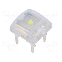 1 pcs x OPTOSUPPLY - OSW54LZ4E1D - LED Super Flux, 7.62x7.62mm, white cold, 1870÷2400mcd, 30°, 30mA