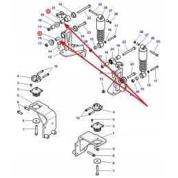 718500200110 cab shock absorption bush