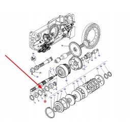 01029158b PTO clutch shaft oil seal