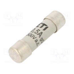1 pcs x ETI POLAM - 2620017 - Fuse: fuse, gG, 500mA, 500VAC, cylindrical, 10.3x38mm