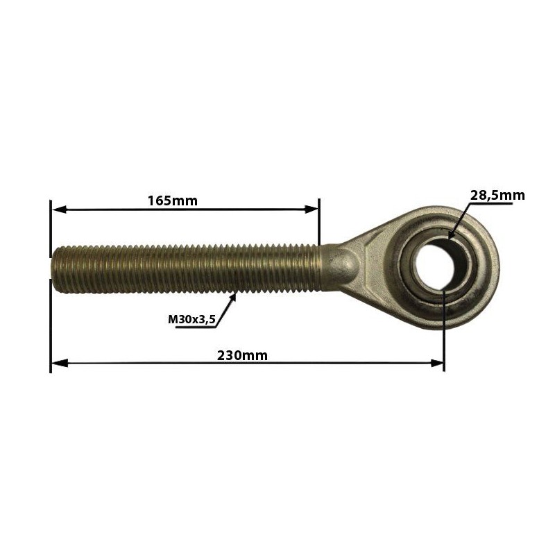 Left hanger head ursus c 385 4 cyl 86450120