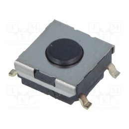 5 pcs x OMRON OCB - B3FS-1000 - Microswitch TACT, SPST-NO, Pos: 2, 0.05A/24VDC, SMT, none, 0.98N