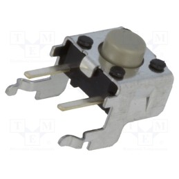 5 pcs x OMRON OCB - B3F-3122 - Microswitch TACT, SPST-NO, Pos: 2, 0.05A/24VDC, THT, none, 1.47N