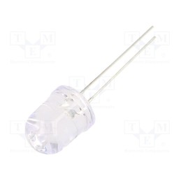 1 pcs x OPTOSUPPLY - OSB5DAA131A-1MA - LED, 10mm, blue, 1120÷1560mcd, 30°, Front: convex, 2.8÷3.4V