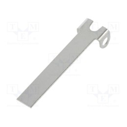 5 pcs x ZF - 6141233 - Straight lever, 21.5mm, DC series, Colour: silver, DC