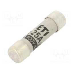 1 pcs x ETI POLAM - 2610013 - Fuse: fuse, gG, 25A, 400VAC, cylindrical,industrial, 8x31mm