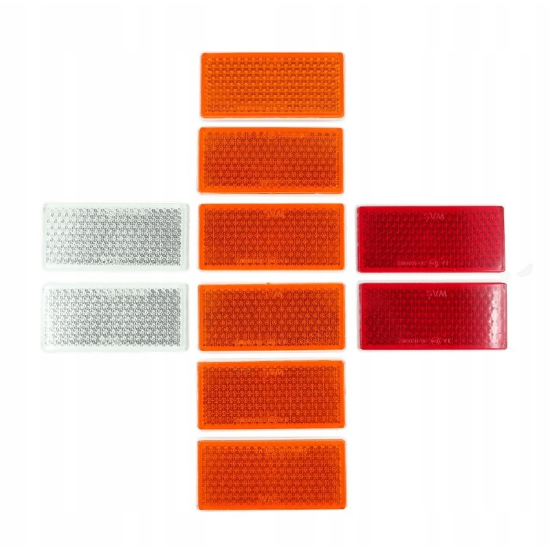 Set of 10 trailer reflectors was up 105