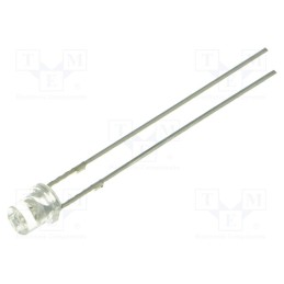 1 pcs x OPTOSUPPLY - OSB5SA34E1A - LED, 3mm, blue, 330÷500mcd, 140°, Front: flat, 2.9÷3.6V