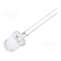 1 pcs x OPTOSUPPLY - OS5YKA8131P - LED, 8mm, yellow, 35000÷40000mcd, 30°, Front: convex, 2÷2.8V