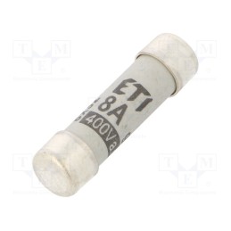 1 pcs x ETI POLAM - 2610006 - Fuse: fuse, gG, 8A, 400VAC, cylindrical,industrial, 8x31mm