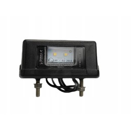 Illuminated LED license plate lamp