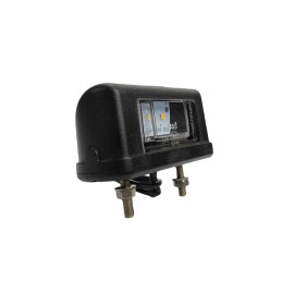 Illuminated LED license plate lamp