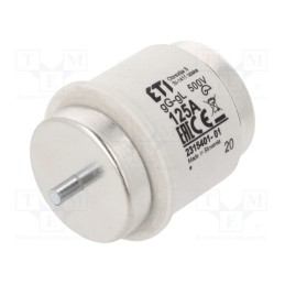 1 pcs x ETI POLAM - 2315401 - Fuse: fuse, gG, 125A, 500VAC, 500VDC, ceramic, DV, D