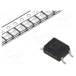 1 pcs x TOSHIBA - TLP2355(E(T - Optocoupler, SMD, Ch: 1, OUT: totem pole, Uinsul: 3.75kV, SO6