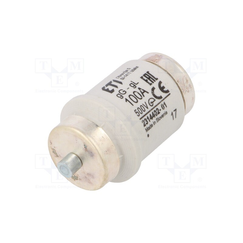 1 pcs x ETI POLAM - 2314402 - Fuse: fuse, gG, 100A, 500VAC, 500VDC, ceramic, DIV, D