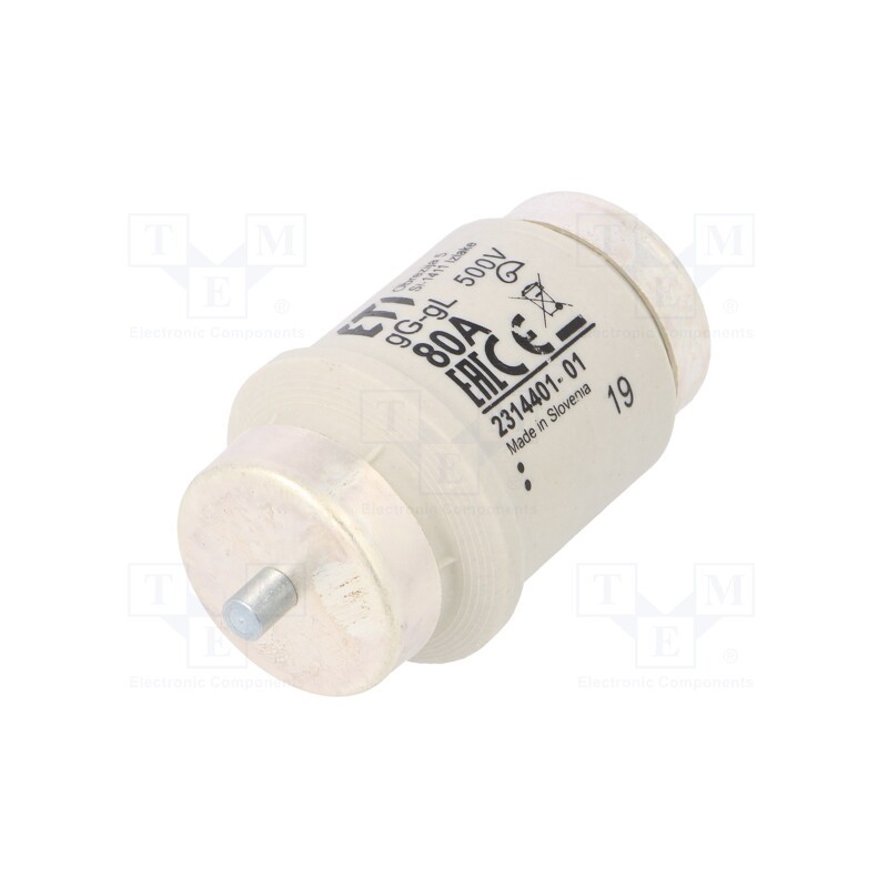 1 pcs x ETI POLAM - 2314401 - Fuse: fuse, gG, 80A, 500VAC, 500VDC, ceramic, DIV, D