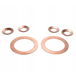 Set of differential lock washers, 6 pieces d