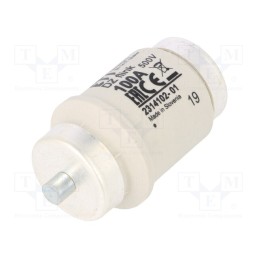 1 pcs x ETI POLAM - 2314102 - Fuse: fuse, quick blow, 100A, 500VAC, 500VDC, ceramic, DIV, D