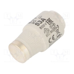 1 pcs x ETI POLAM - 2313403 - Fuse: fuse, gG, 63A, 500VAC, 500VDC, ceramic, DIII, D