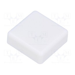 10 pcs x NINIGI - TACT-2BSWH - Button, square, white, 12x12mm, TACTS-24N-F,TACTS-24R-F