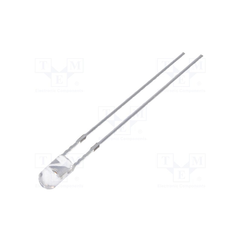 1 pcs x OPTOSUPPLY - OSY5PA3E31B - LED, 3mm, yellow, 5800÷7000mcd, 30°, Front: convex, No.of term: 2