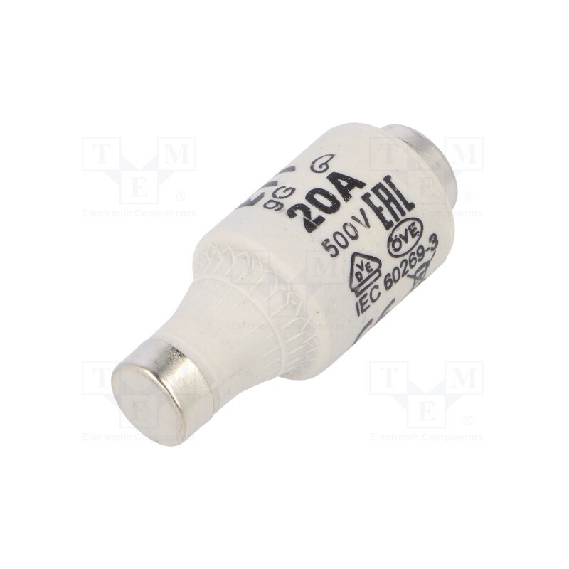1 pcs x ETI POLAM - 2312406 - Fuse: fuse, gG, 20A, 500VAC, 250VDC, ceramic, DII, D