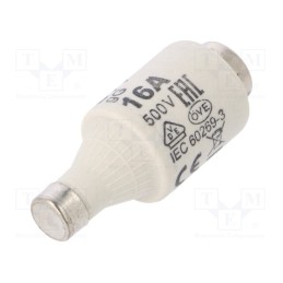 1 pcs x ETI POLAM - 2312405 - Fuse: fuse, gG, 16A, 500VAC, 250VDC, ceramic, DII, D