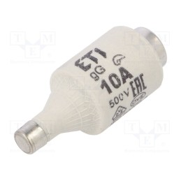 1 pcs x ETI POLAM - 2312404 - Fuse: fuse, gG, 10A, 500VAC, 250VDC, ceramic, DII, D