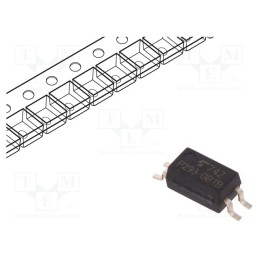 1 pcs x TOSHIBA - TLP293(GB.E(T - Optocoupler, SMD, Ch: 1, OUT: transistor, Uinsul: 3.75kV, Uce: 80V
