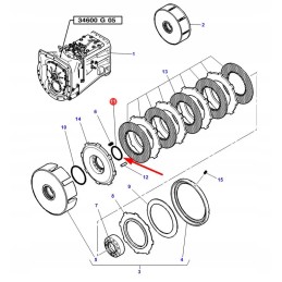 3815650m1 o-ring 58 x 2 6 mm
